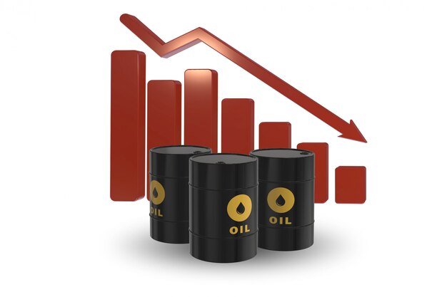 precios del petróleo descendiendo