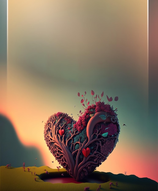 Precioso fondo de San Valentín