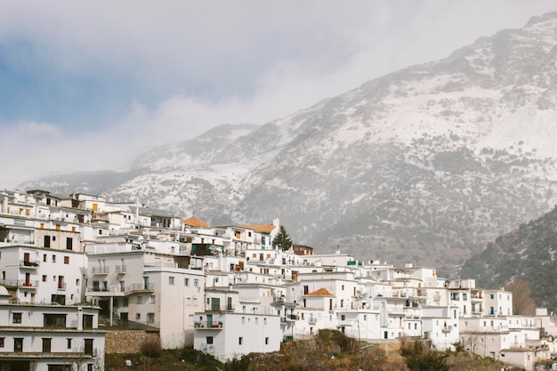 Precioso pueblo de Trevelez en Sierra Nevada