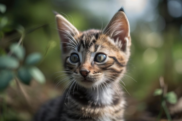 Preciosos y adorables gatitos del barrio.