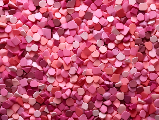 Preciosos corazones de caramelo para las fiestas