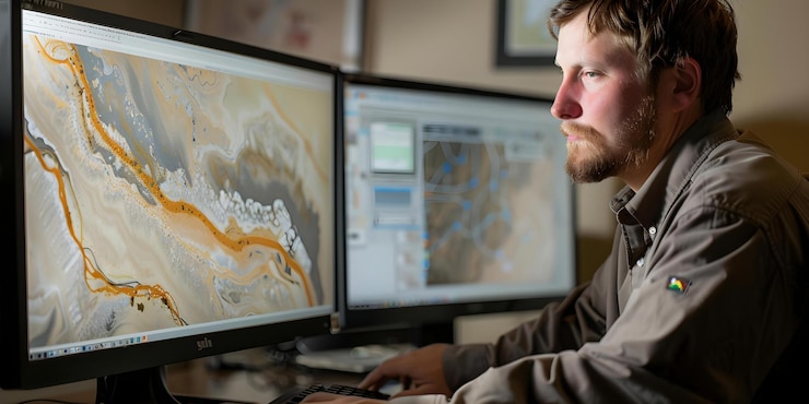 Foto predicción de inundaciones y gestión de los recursos hídricos el papel de los hidrólogos y los modelos informáticos concepto de hidrólogos predicciones de inundaciones gestión de los recursos acuáticos modelos informáticos