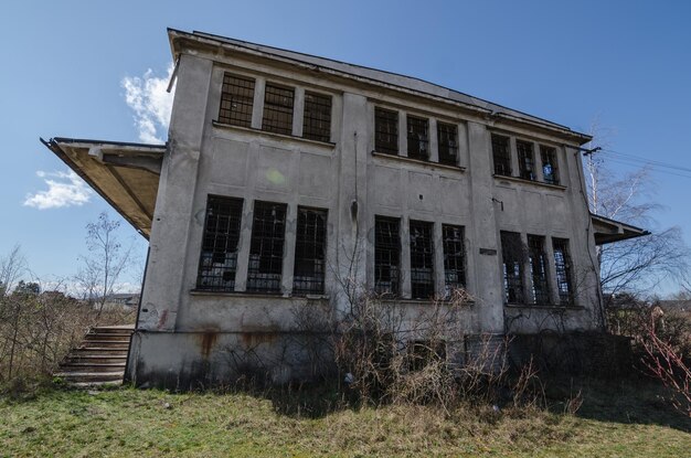 Prédio alto da fábrica velha