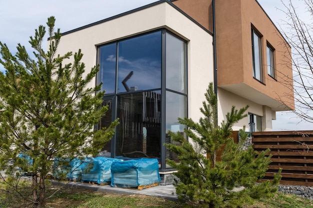 Prédio Canteiro de obras em andamento para casa nova.