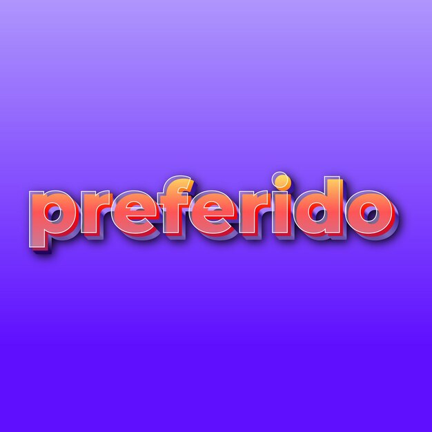 preferidoText effect JPG gradiente roxo fundo cartão foto