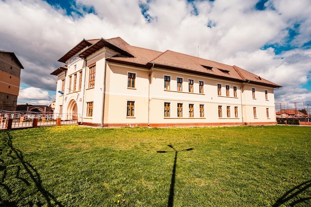 Prejmer Rumänien Ansicht der Wehrkirche mächtigen dicken Mauern in Siebenbürgen Mittelalterliche befestigte sächsische Kirche im Kreis Brasov Wahrzeichen