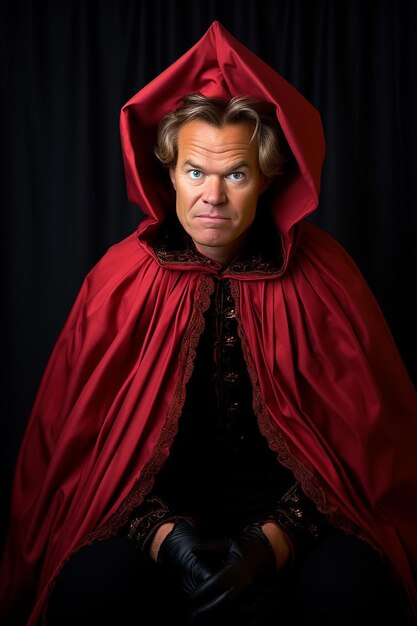 Premierminister Rutte als Sinterklaas und Geert Wilders als Black Pete