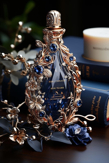 Foto premio de diseño de envases de joyas exquisito fotografía de productos de estilo de alta gama