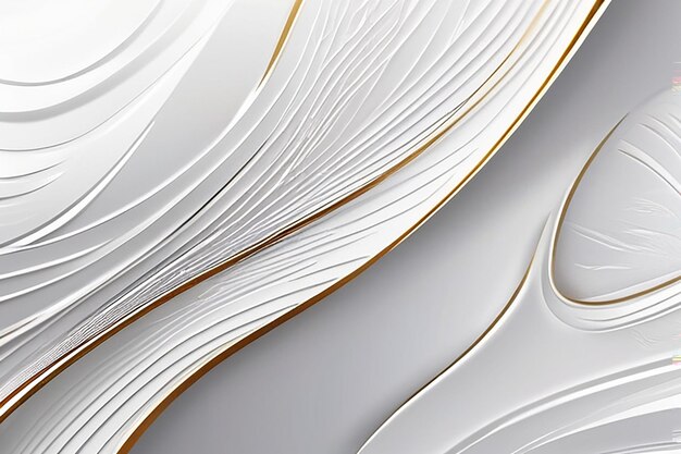 Premium-Hintergrunddesign mit luxuriöser weißer Linienmustertextur Abstract