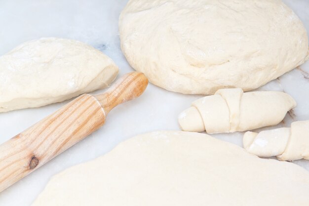 Preparação de rosquinhas.