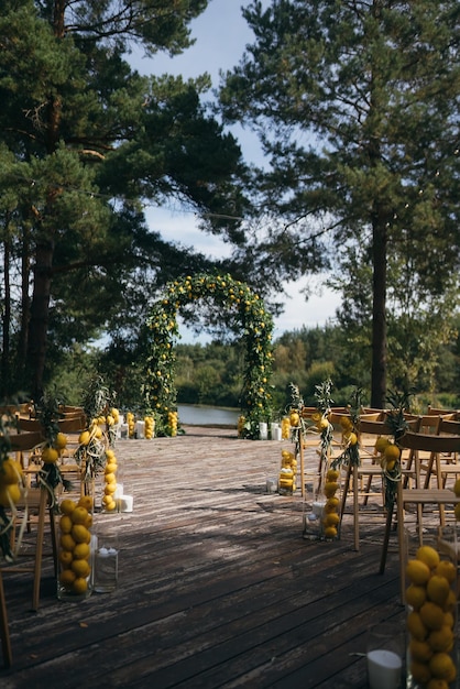 Preparação do casamento Preparação para a cerimônia de casamento