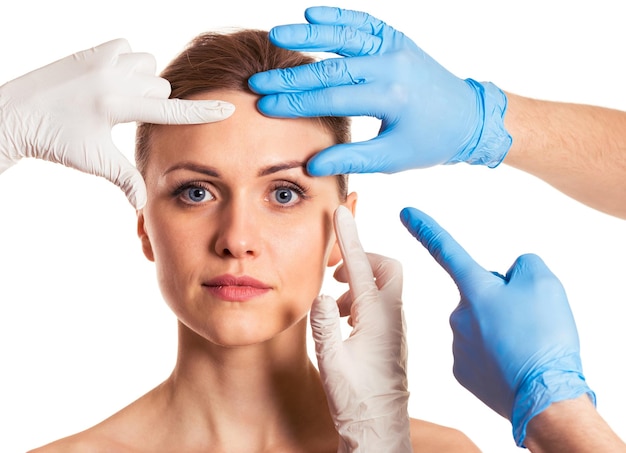 Preparação para cirurgia facial