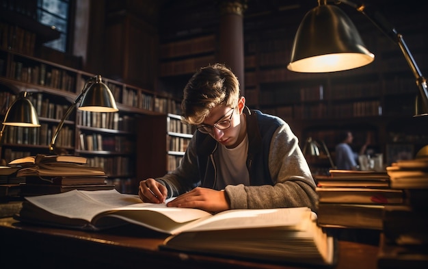 Preparação para exames em meio à sabedoria dos livros