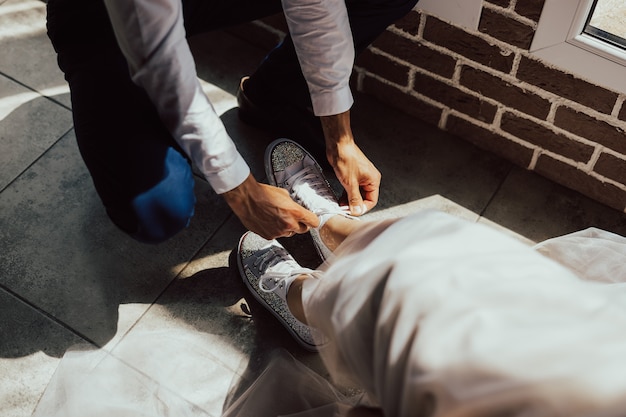 Foto preparación de la boda