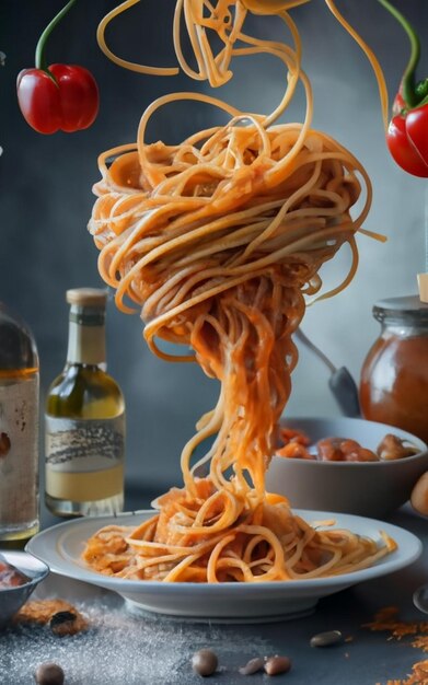 Foto preparación de la cocina suaba de la cazuela de spaetzle spaetzle raspada a mano