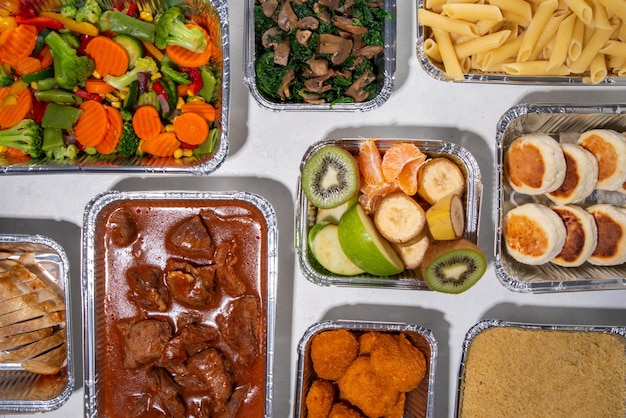 Preparación de comidas para cocinar en lotes