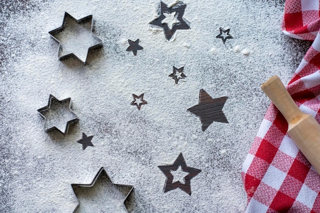 preparación de galletas