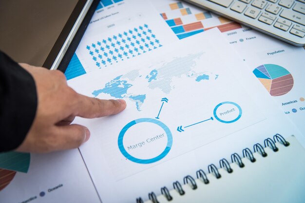 Preparación de gráficos y tablas de informes.