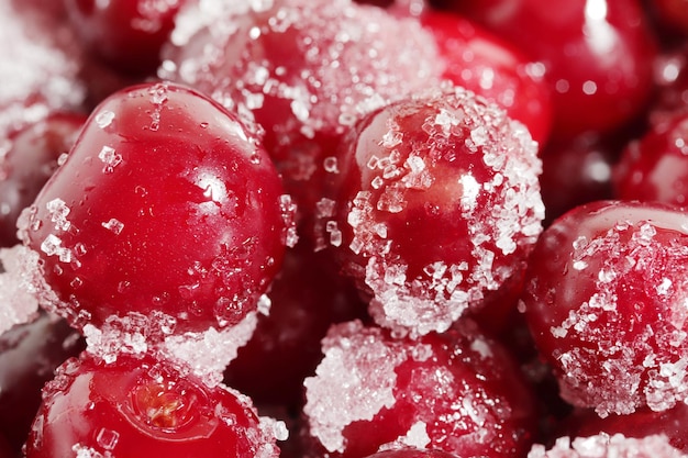 Preparando geléia de cereja orgânica Compota de cereja preta caseira doce