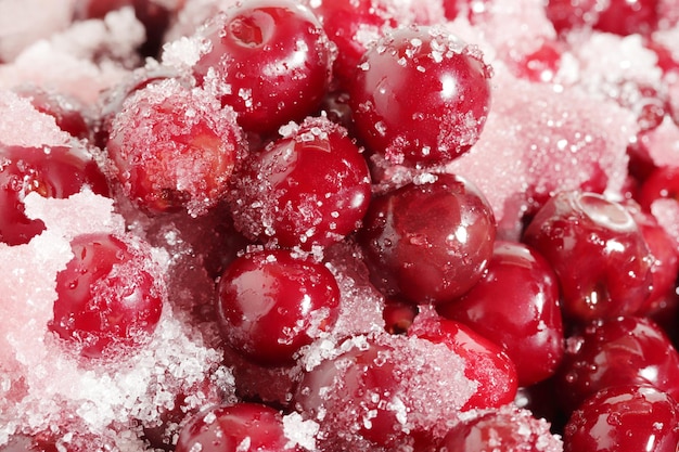 Preparando geléia de cereja orgânica Compota de cereja preta caseira doce