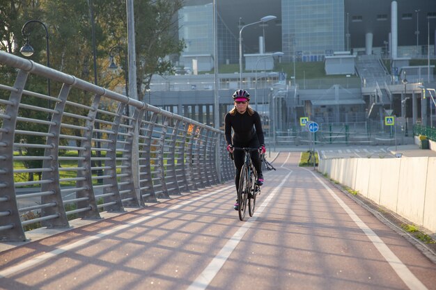 Preparando-se para uma competição de ciclismo