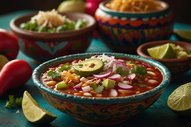 Presentación clásica de Pozole