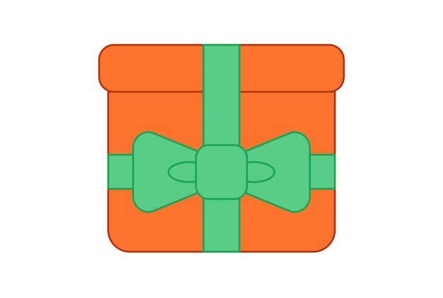 Presente color icono de navidad navidad web símbolo aplicación signo ilustraciones
