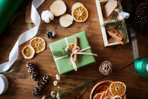 Presente de Natal decorado