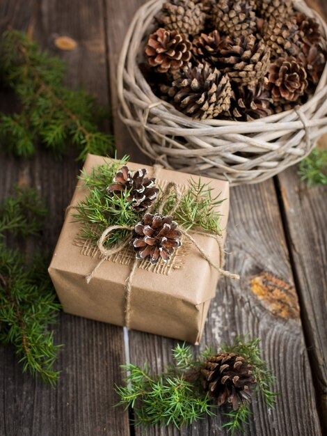 Presente feito à mão para o Natal