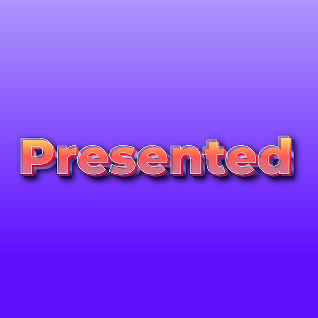 PresentedText-Effekt JPG-Farbverlauf lila Hintergrundkartenfoto