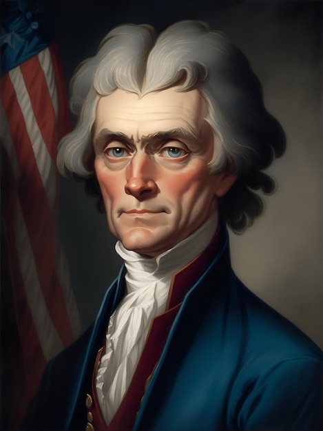 Presidente dos Estados Unidos Thomas Jefferson