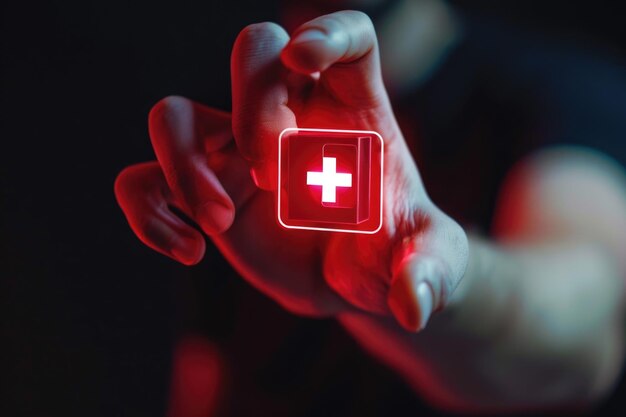 Presiona el botón virtual de primeros auxilios para obtener ayuda de emergencia