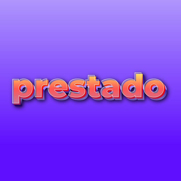 prestadoEfecto de texto JPG degradado fondo morado tarjeta foto