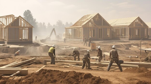 Foto préstamo inmobiliario para la construcción de viviendas