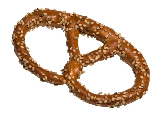 pretzel de gergelim