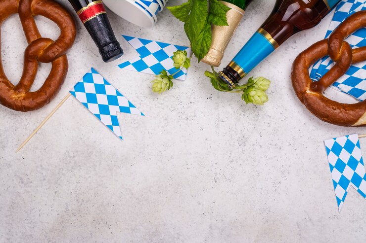Foto pretzels e cerveja