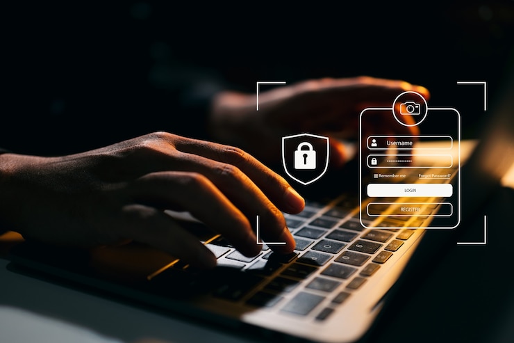 Foto prevenção de crimes digitais por hackers anônimos segurança de dados pessoais