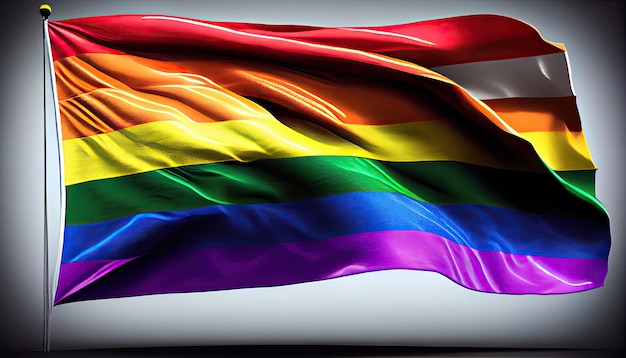 Pride Flag Pride Heart Pride Monat und Tag Liebe erobert den 001. Juni