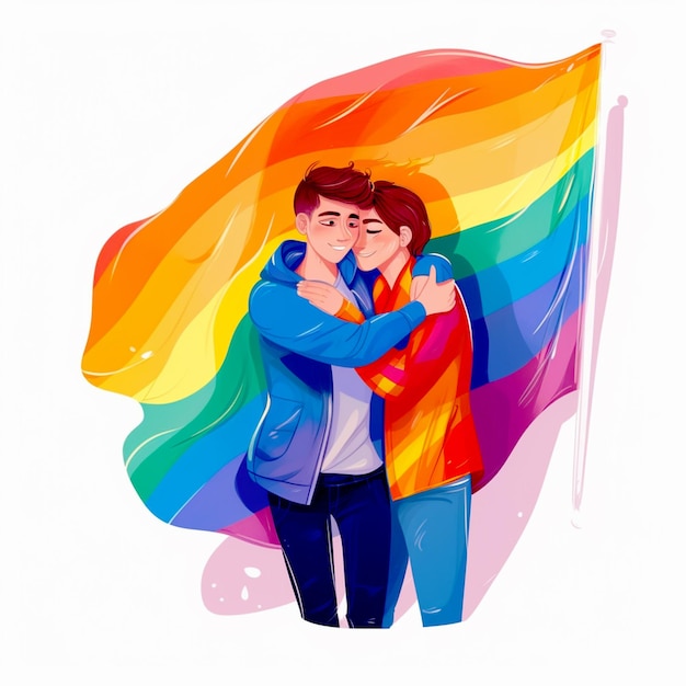 PRIDE Hintergrund Stolz Liebe Homosexuell lesbische Regenbogenliebe