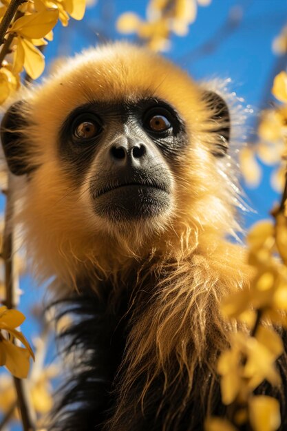 Foto primata inteligente hd 8k papel de parede imagem fotográfica de estoque
