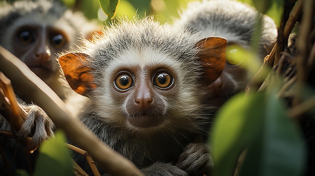 Los primates más pequeños de Bohol Un documental fotorrealista