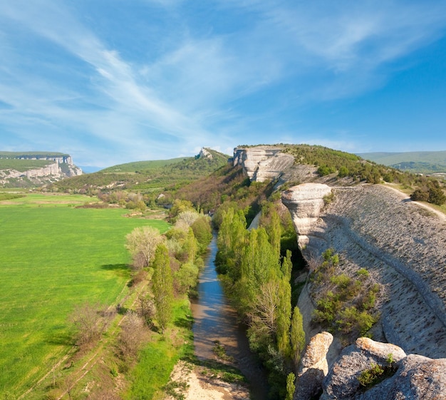 Primavera Criméia Montanha paisagem Ucrânia