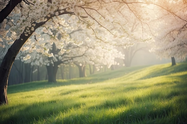 La primavera por la mañana