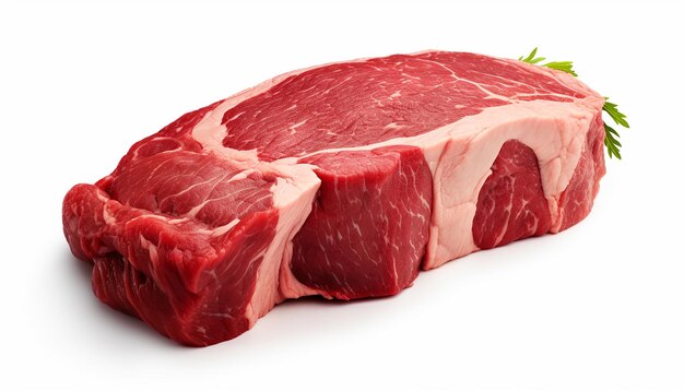 Prime Cuts Beef Isolado em fundo branco