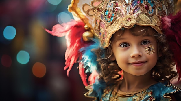 El primer carnaval de un niño Una emocionante aventura de preparación de trajes