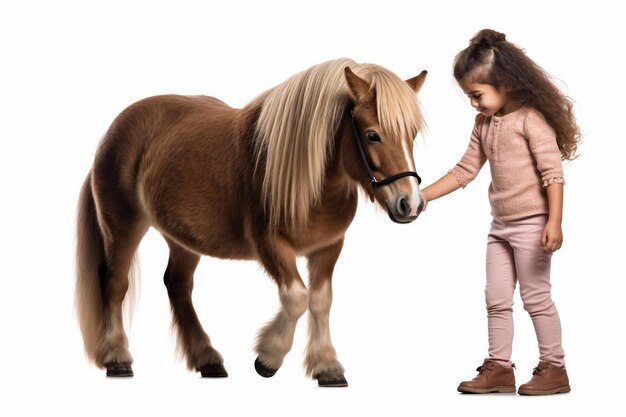 Foto primer encuentro con un caballo