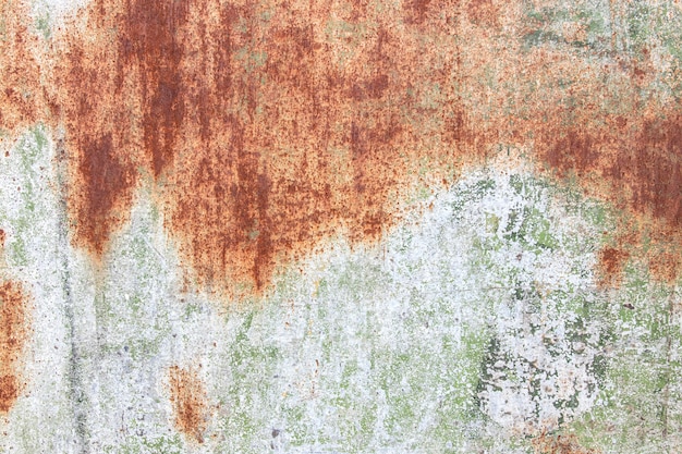 Foto primer plano abstracto de papel pintado metálico oxidado