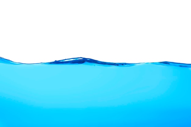 Primer plano del agua contra un fondo blanco