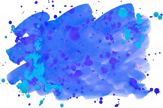 Primer plano de agua multicolor contra un fondo blanco