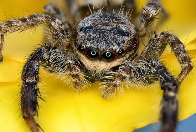 Foto primer plano de una araña